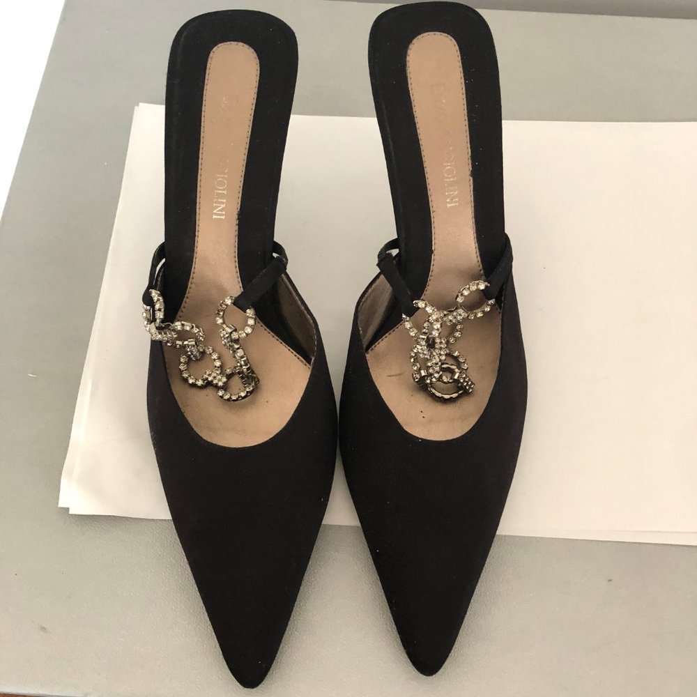 Enzo Angiolini Black Sandals - Size 7.5